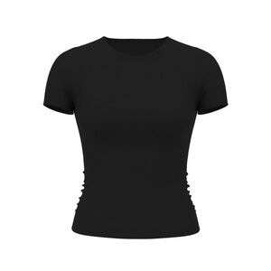 Victoria's Secret Black Short Sleeve Tee
